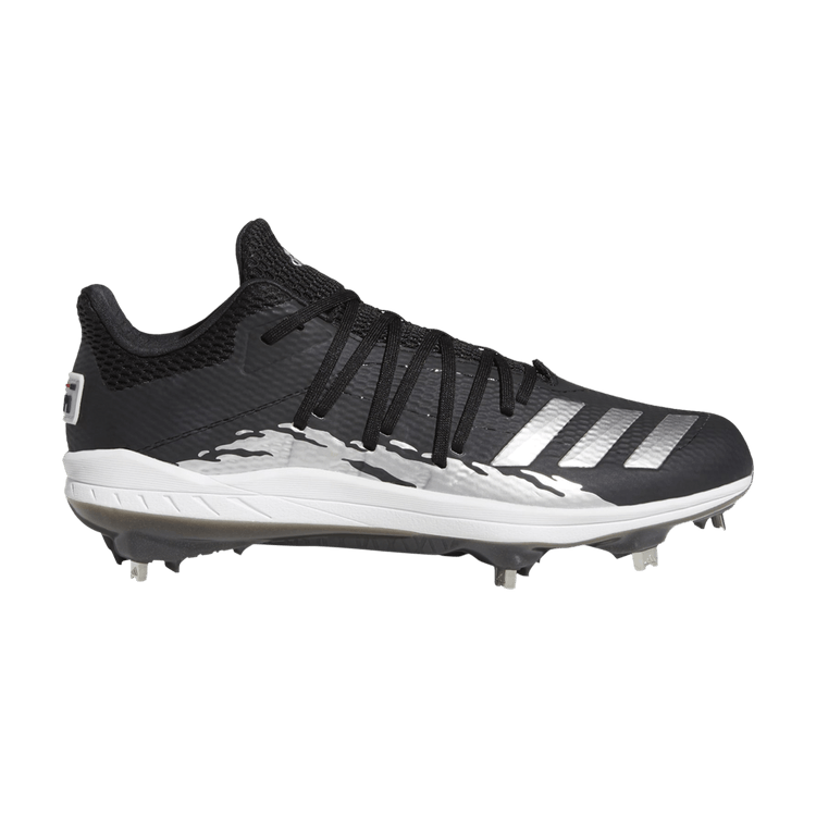 Adidas Adizero Afterburner 6.0 Speed Trap 'Black Silver Metallic' — Core Black/Silver Metallic/Cloud White