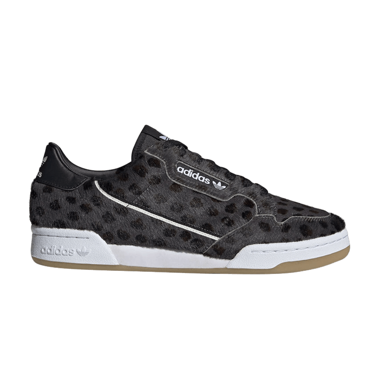 Adidas Continental 80 'Black Leopard' — Core Black/Footwear White/Gum