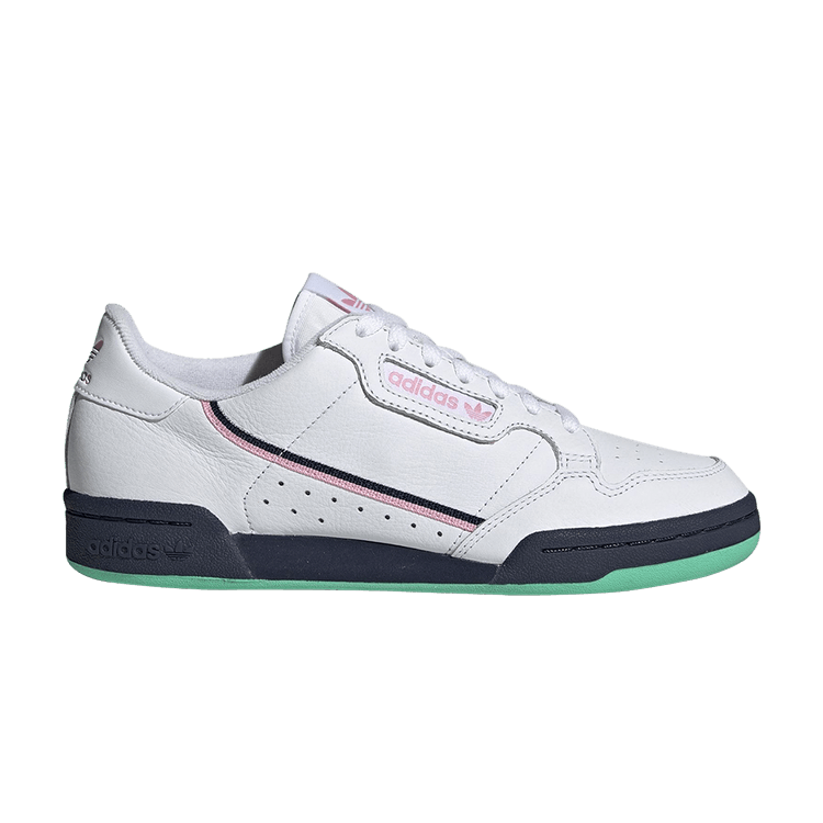 Adidas Wmns Continental 80 'White Navy Pink' — Cloud White/True Pink/Collegiate Navy
