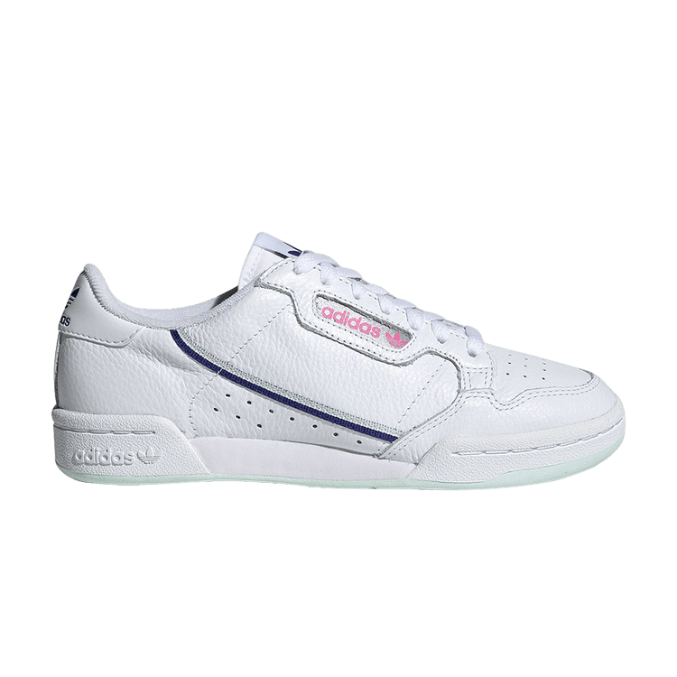 Adidas Wmns Continental 80 'White Mint Blue' — Cloud White/Ice Mint/Active Blue