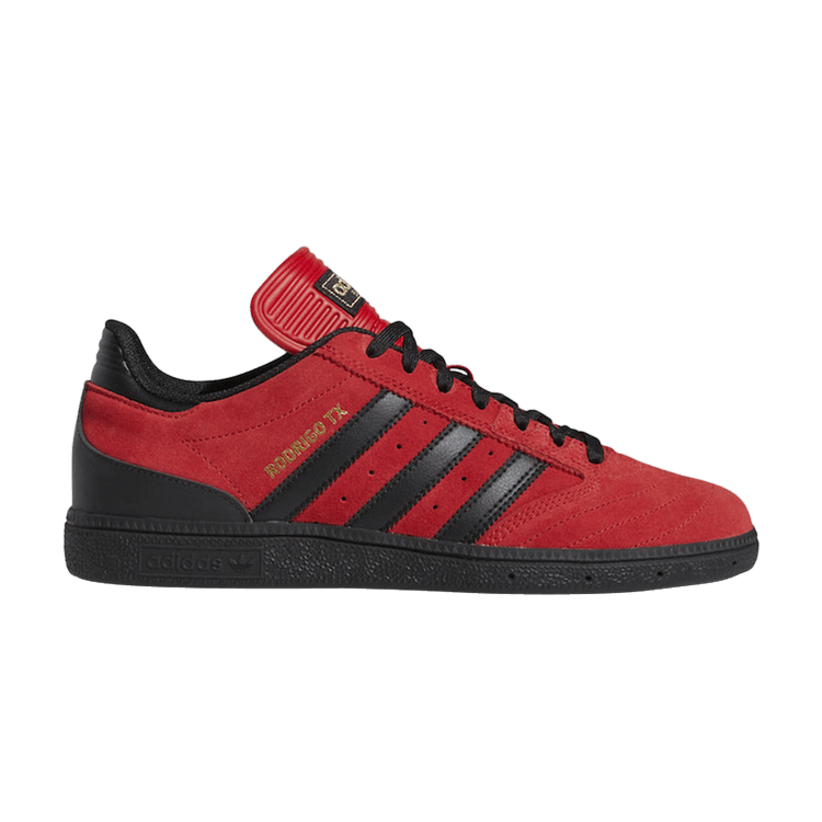 Adidas Busenitz 'Scarlet Black' — Scarlet/Core Black/Gold Metallic