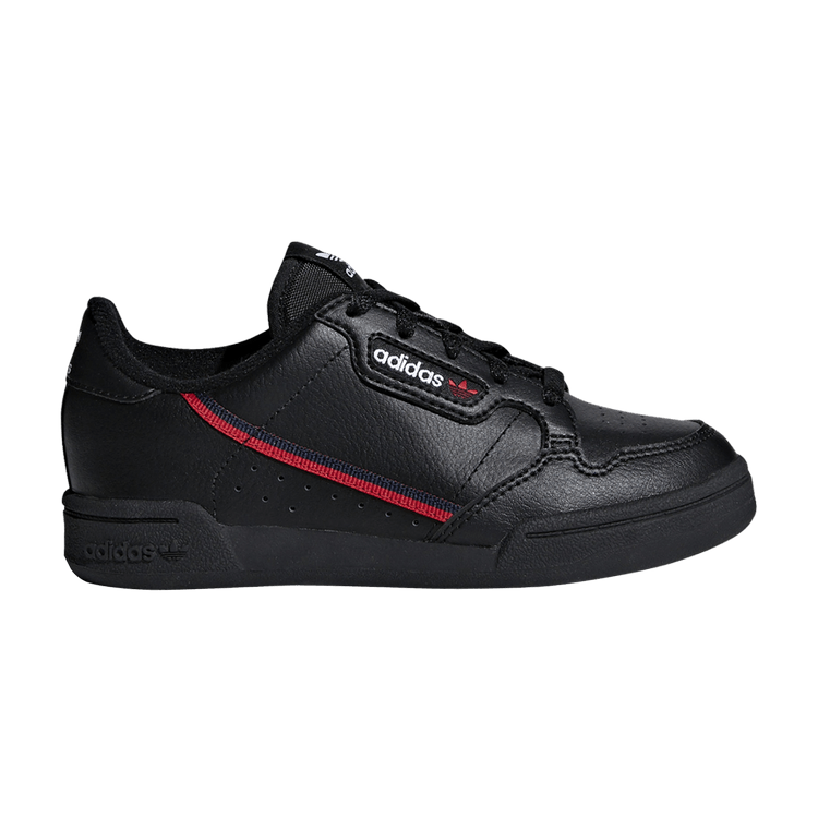 Adidas Continental 80 J 'Black Scarlet' — Core Black/Scarlet/Collegiate Navy