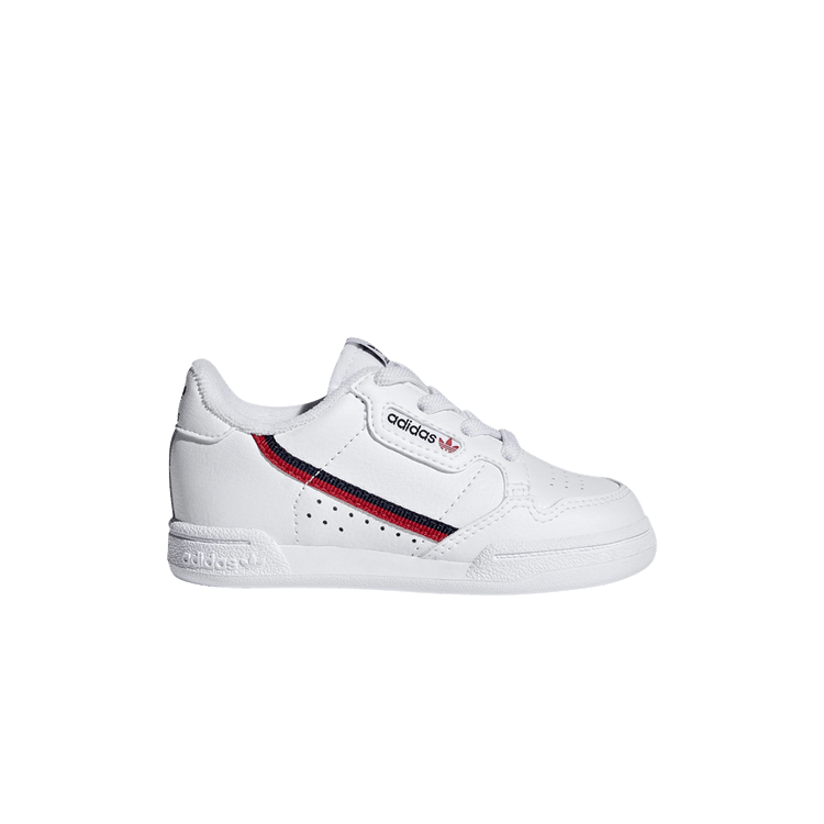 Adidas Continental 80 Infant 'White Navy Scarlet' — Cloud White/Scarlet/Collegiate Navy
