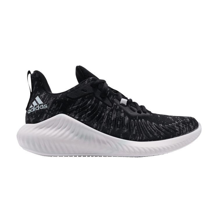 Parley x adidas Wmns Alphabounce Run 'Core Black' — Core Black/Linen Green/Footwear White