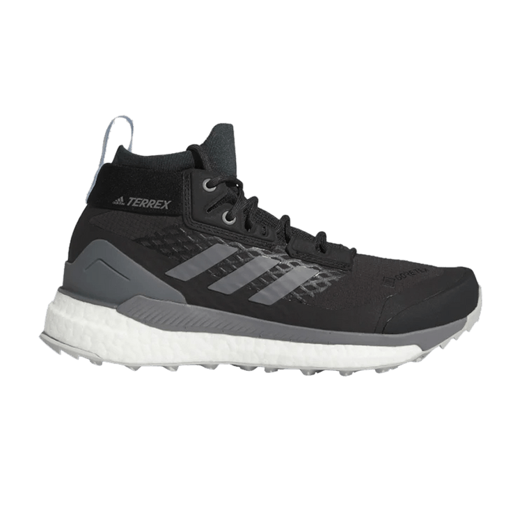 adidas Wmns Terrex Free Hiker GTX 'Carbon' — Carbon/Grey Four/Glow Blue