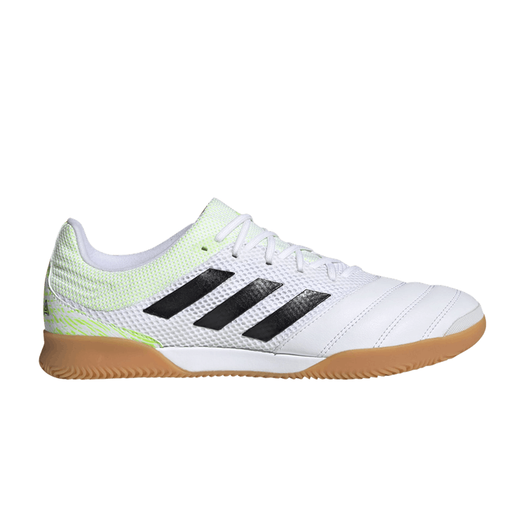 Adidas Copa 20.3 Sala 'White Signal Green' — Cloud White/Core Black/Signal Green