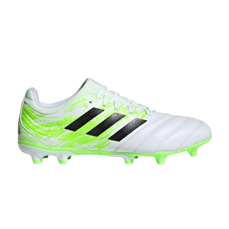 Adidas Copa 20.3 FG 'White Signal Green' — Cloud White/Core Black/Signal Green