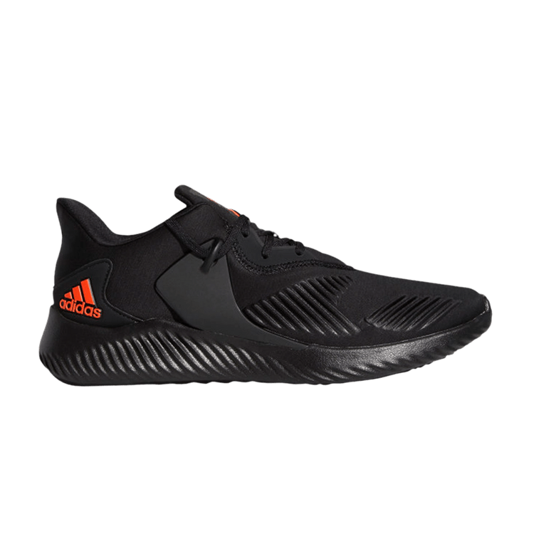Adidas Alphabounce RC 'Black Solar Red' — Core Black/Solar Red/Core Black