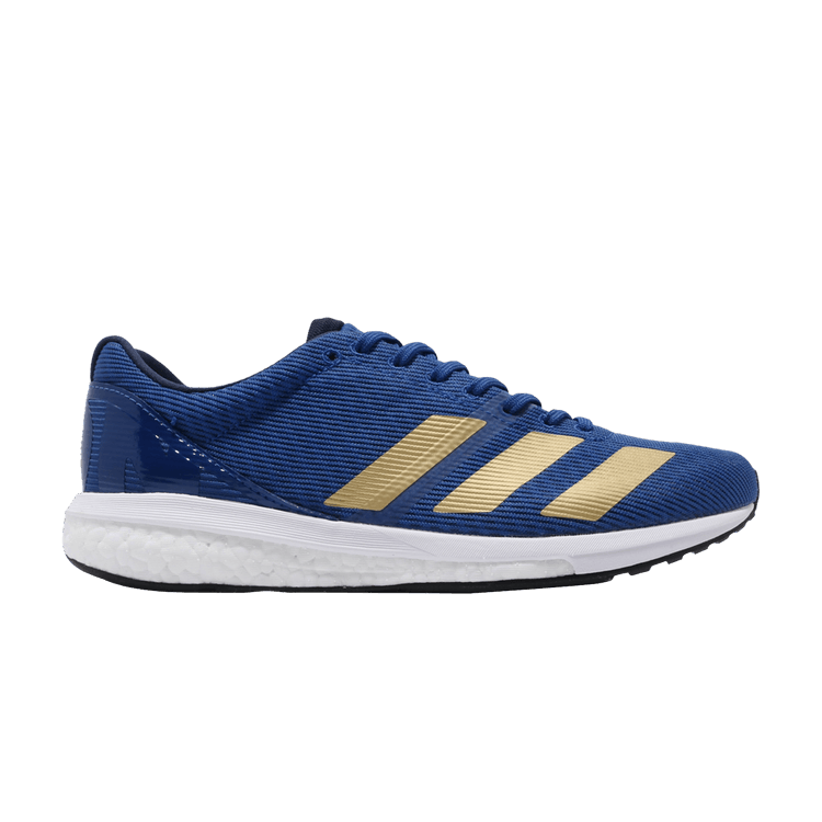 Adidas Adizero Boston 8 'Collegiate Royal' — Collegiate Royal/Gold Metallic/Cloud White