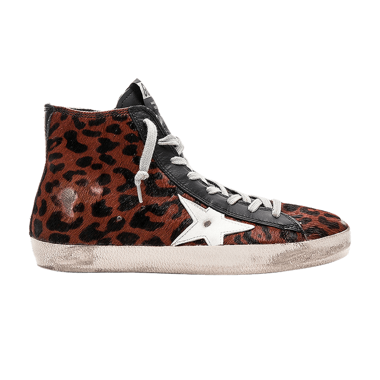 Golden Goose Francy Col Leopard — Red/White/Black
