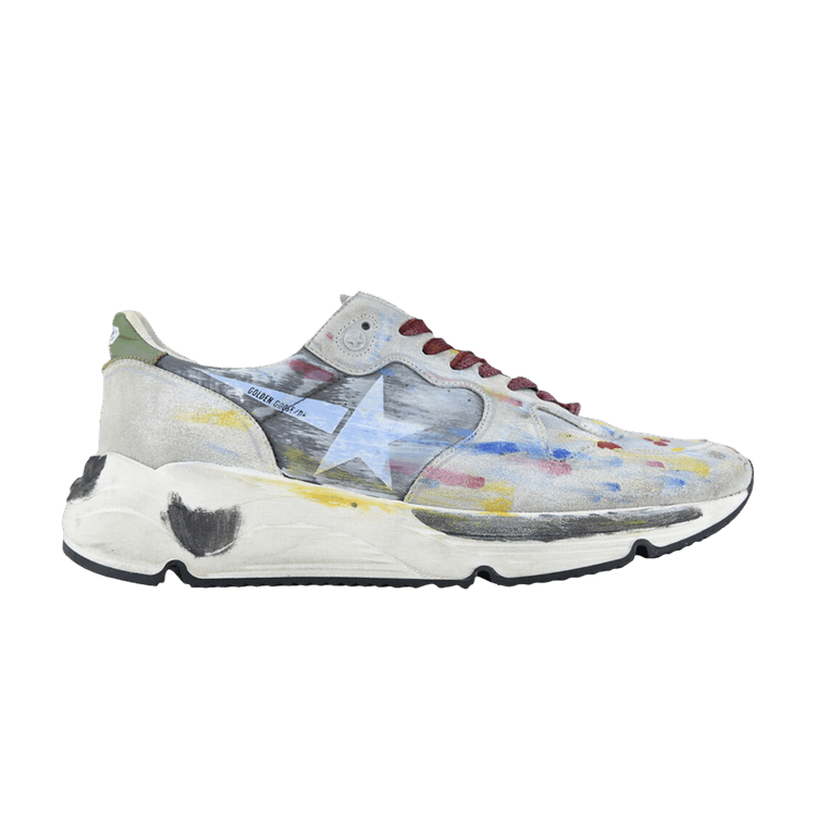 Golden Goose Running Sole Sneaker 'Paint Drip' — Multi-Color