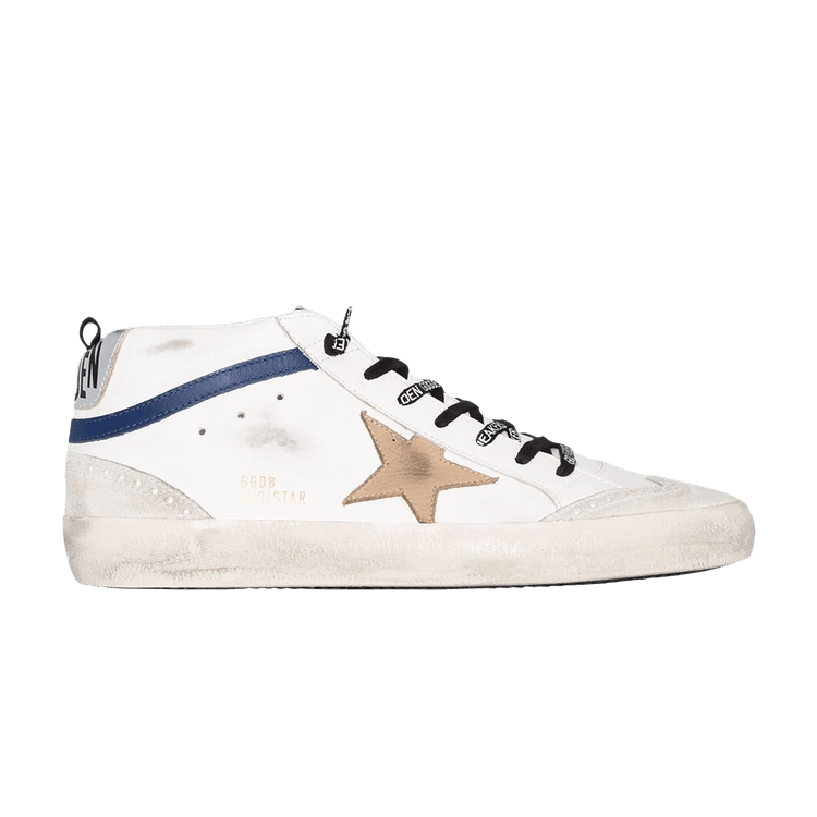 Golden Goose Mid Star 'White Blue Incense' — White/Blue/Incense