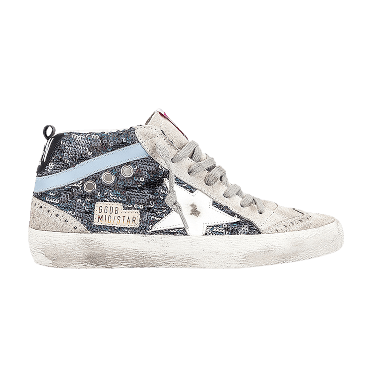 Golden Goose Wmns Mid Star 'Multi-Color Sequins' — Multi/White