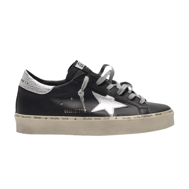 Golden Goose Wmns Hi Star 'Black Silver' — Black/Silver