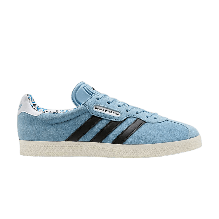 Have A Good Time x adidas Gazelle Super 'Clear Blue' — Clear Blue/Core Black/Chalk White