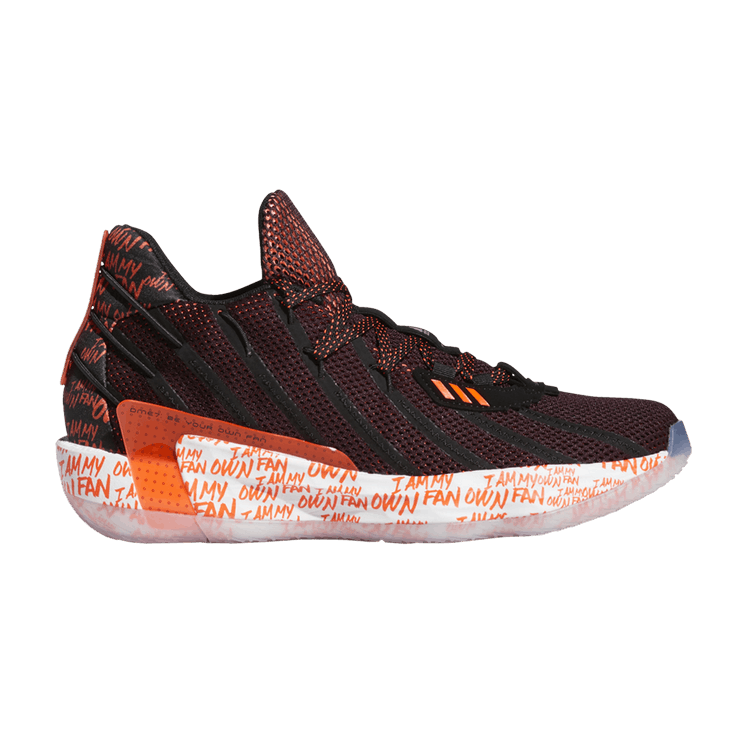 Adidas Dame 7 'I Am My Own Fan 2KDAY' — Core Black/Solar Red/Cloud White