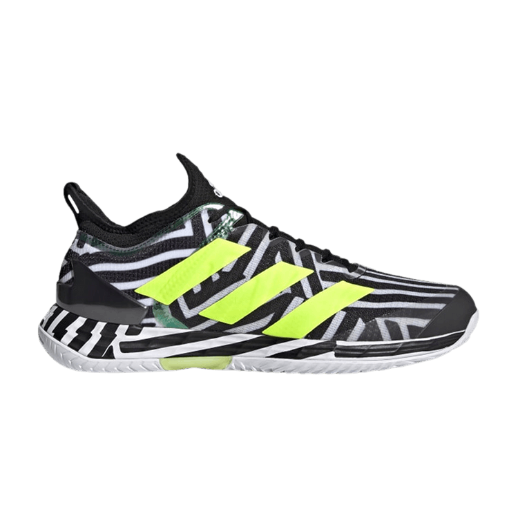 Adidas Adizero Ubersonic 4 'Black Solar Yellow' — Core Black/Solar Yellow/Cloud White