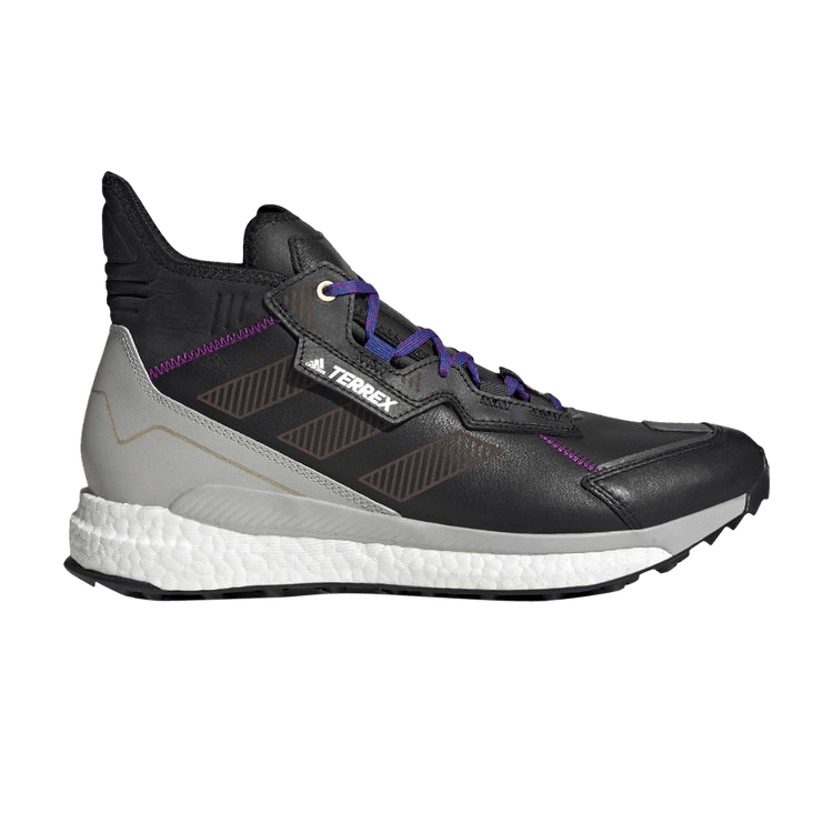 Adidas Terrex Free Hyperblue Mid 'Black White' — Core Black/Core Black/Cloud White