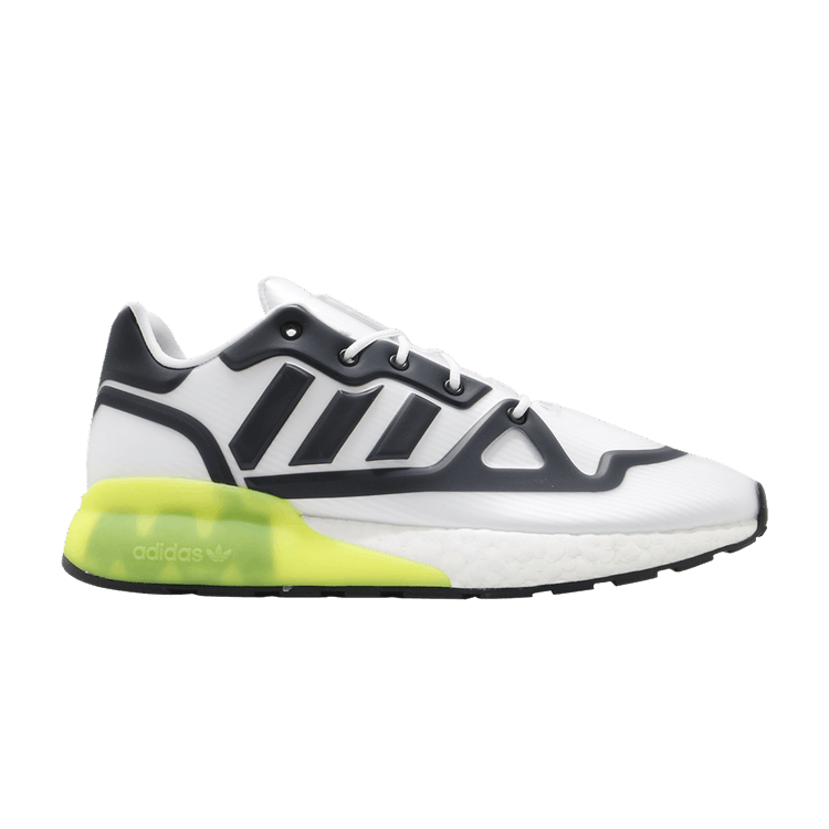 adidas ZX 2K Boost Futureshell 'White Acid Yellow' — Cloud White/Core Black/Acid Yellow