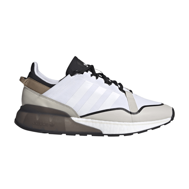 Adidas ZX 2K Boost Pure 'White Cardboard' — Cloud White/Bliss/Cardboard