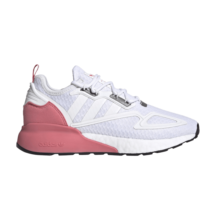 Adidas Wmns ZX 2K Boost 'White Hazy Rose' — Cloud White/Crystal White/Hazy Rose
