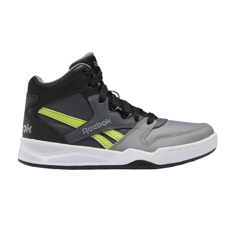 Reebok BB4500 Court J 'Black Acid Yellow' — Black/Pure Grey 5/Acid Yellow