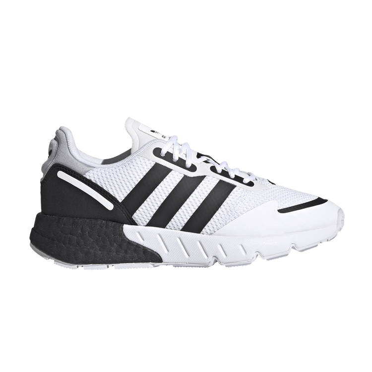 Adidas ZX 1K Boost J 'White Black' — Cloud White/Core Black/Halo Silver