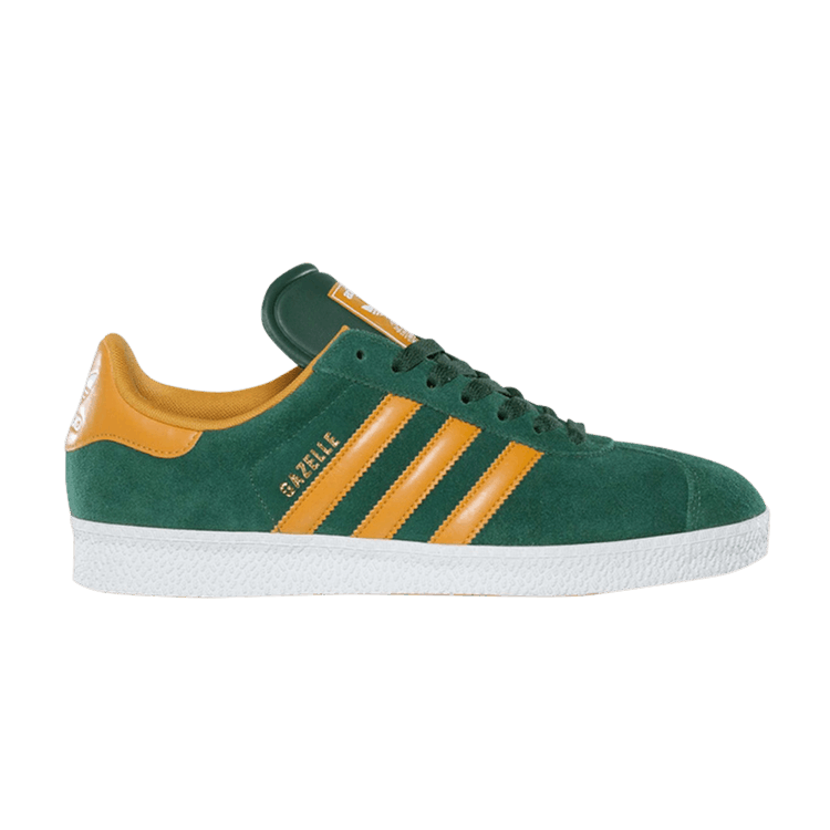 Adidas Gazelle 2 'Dark Green Craft Gold' — Dark Green/Craft Gold/White