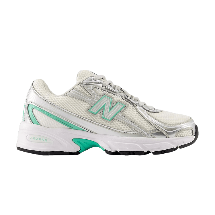 New Balance 740 Lace Big Kid 'Silver Metallic Deep End' — SILVER METALLIC / DEEP END