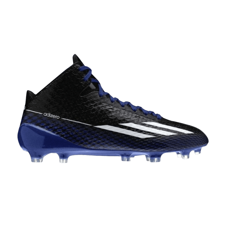 Adidas Adizero 5-Star 3.0 Mid 'Black Collegiate Royal' — Black/Running White/Collegiate Royal