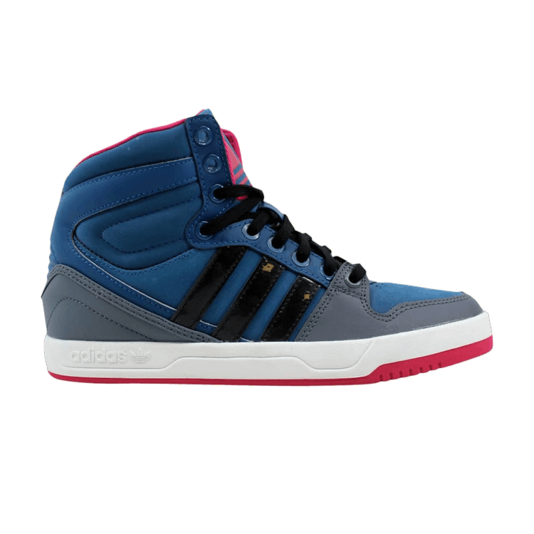 Adidas Wmns Court Attitude 'Blue Black White' — Blue/Black-White