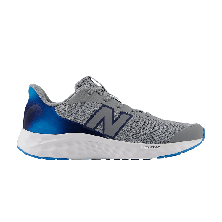 New Balance Fresh Foam Arishi v4 Lace Big Kid 'Slate Grey' — SLATE GREY / ALTITUDE / NB NAVY