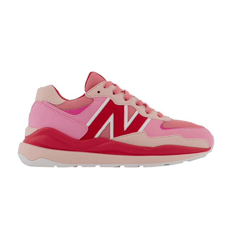 New Balance 57/40 Big Kid Wide 'Vibrant Pink Team Red' — Vibrant Pink/Team Red