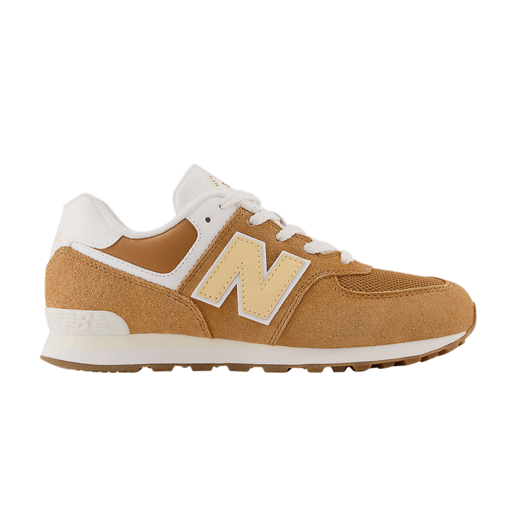 New Balance 574 Big Kid 'NB Athletics - Tobacco' — Tobacco/Raw Sugar