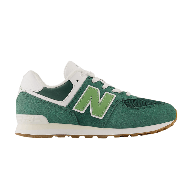 New Balance 574 Big Kid 'NB Athletics - Nightwatch Green' — Nightwatch Green/Chive