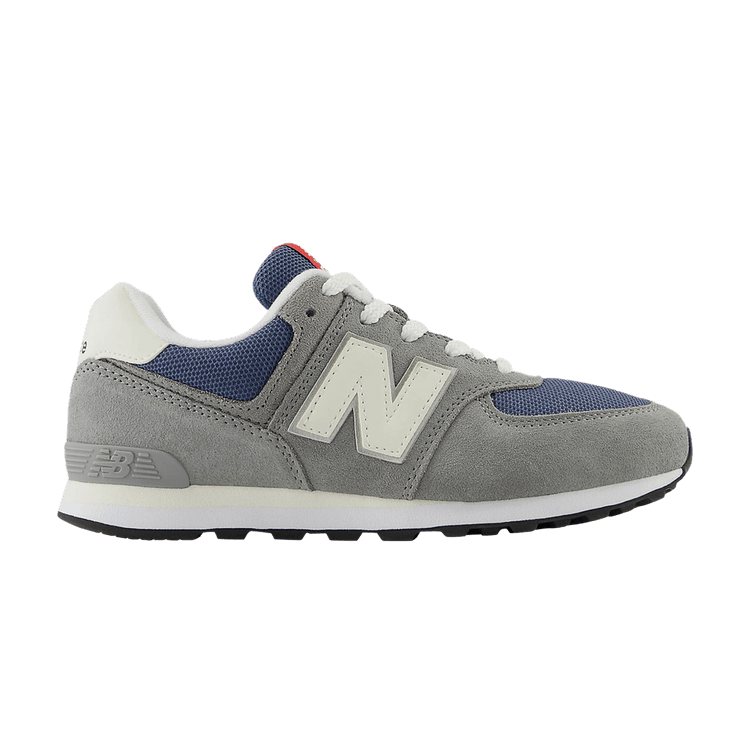 New Balance 574 Big Kid Wide 'Shadow Grey Vintage Indigo' — Shadow Grey/Vintage Indigo