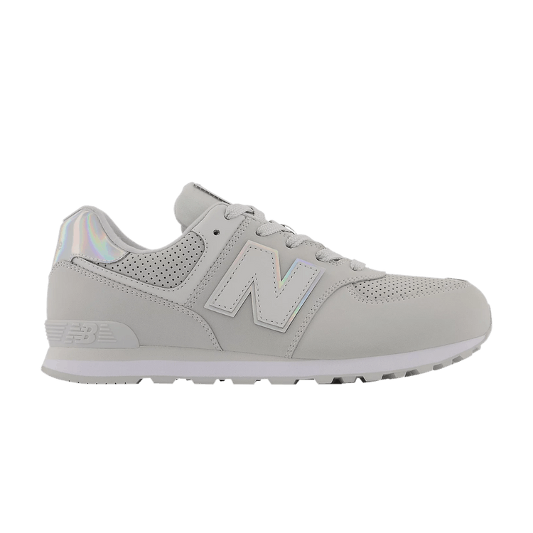 New Balance 574 Big Kid 'Summer Fog' — Summer Fog/White