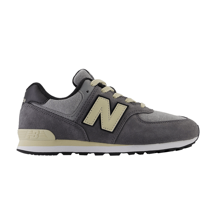 New Balance 574 Big Kid 'Grey Day 2024 - Magnet' — Magnet/Sandstone