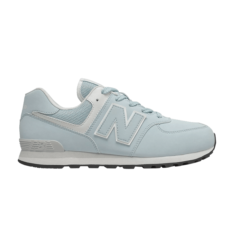 New Balance 574 Big Kid Wide 'Morning Tide' — Morning Tide/White