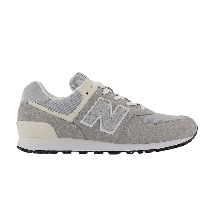 New Balance 574 Big Kid 'Grey Silver Mink' — Team Away Grey/Silver Mink