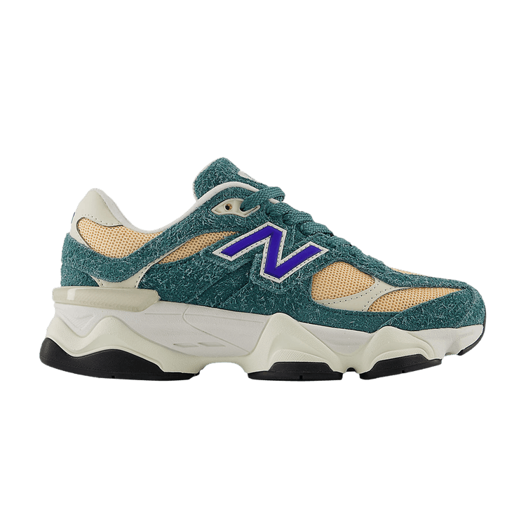New Balance 9060 Big Kid 'New Spruce Peach Blossom' — New Spruce/Peach Blossom/Team Royal