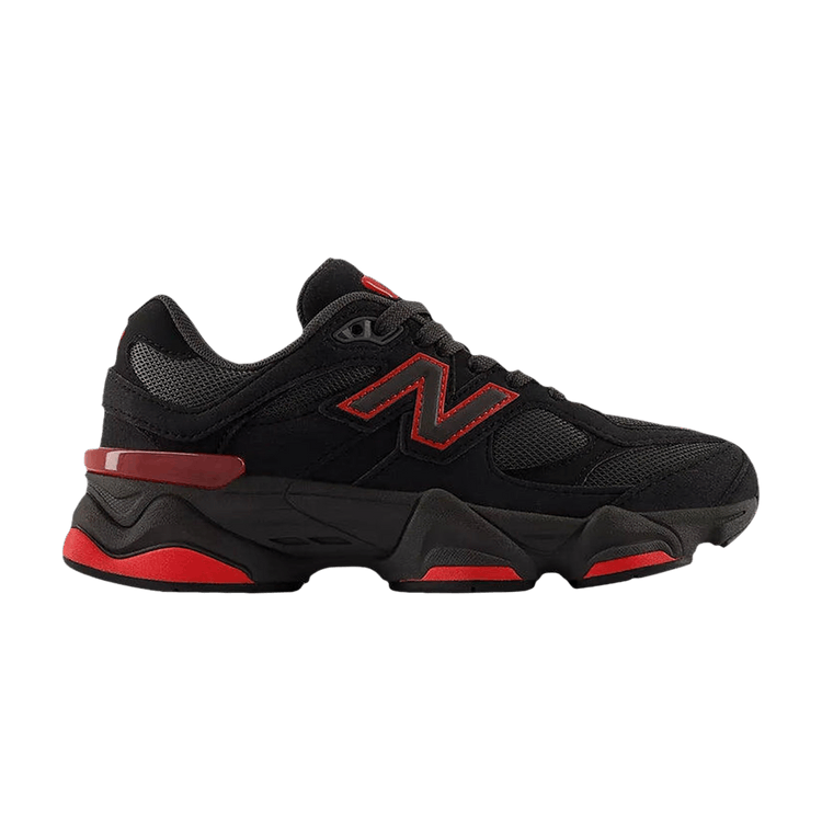 New Balance 9060 Big Kid 'Black Red' — Black Red