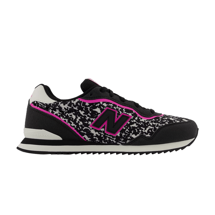 New Balance Sola Sleek Big Kid 'Black Pink Glo Camo' — Black/Pink Glow
