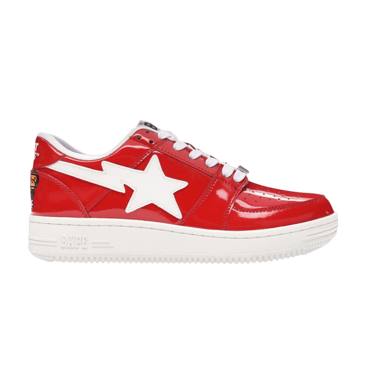 Ghostbusters x Bapesta Low 'Red Baby Milo' — Red/White