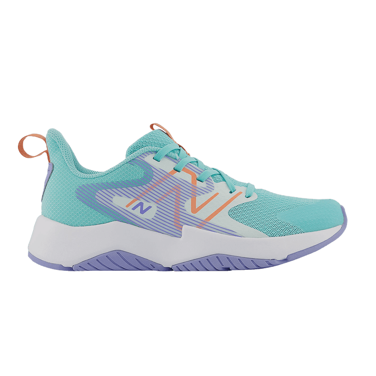 New Balance Rave Run v2 Big Kid X-Wide 'Surf Peach Glaze' — Surf/Peach Glaze/Magic Hour