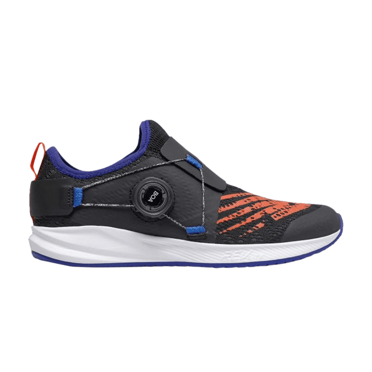New Balance FuelCore Reveal Big Kid 'Black Marine Blue' — Black/Marine Blue/Team Orange