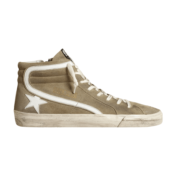Golden Goose Slide Sneaker 'Light Green White' — Light Green/White
