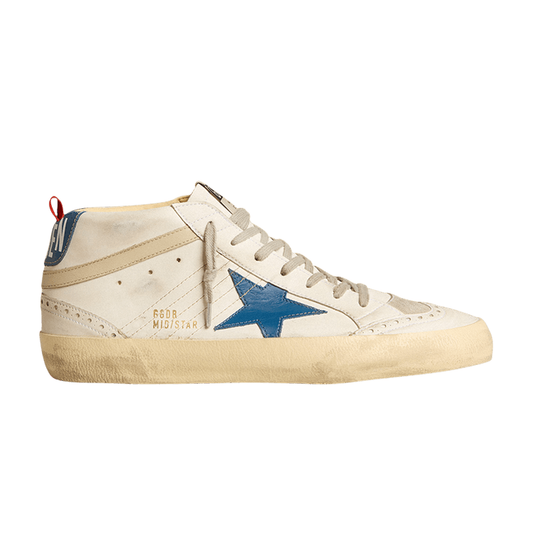 Golden Goose Mid Star 'White Ocean Blue' — White/Ice/Ocean Blue/Sand