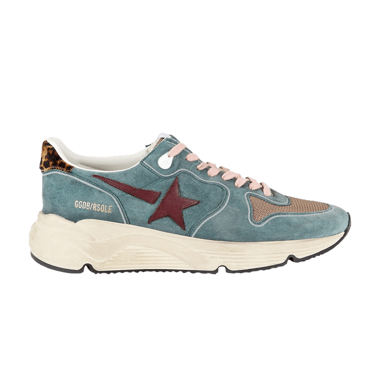 Golden Goose Running Sole 'Leopard - Ice' — Ice/Silver/Red