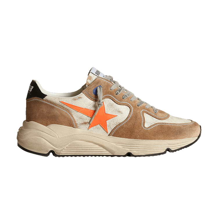 Golden Goose Running Sole 'Tobacco Fluo Orange' — Tobacco/Fluo Orange/Black